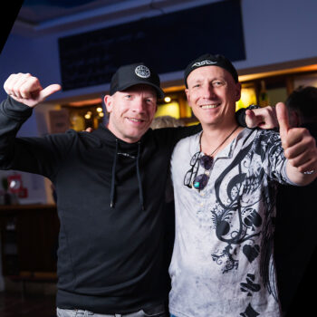 ChrizSyle (rechts)+DJ Tribemaster(links)