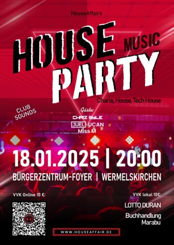 ABGESAGT: House Music Party - Wermelskirchen