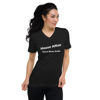 HouseAffair Kurzärmeliges Unisex-T-Shirt mit V-Ausschnitt – Bild 2